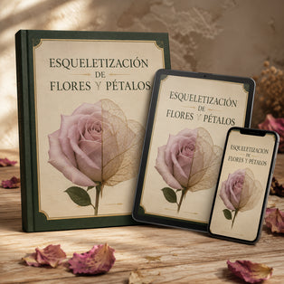 Esqueletización de Flores y Pétalos